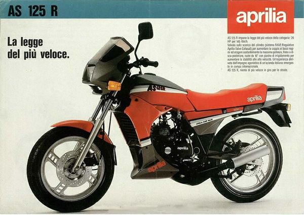 1986 Aprilia AS 125R