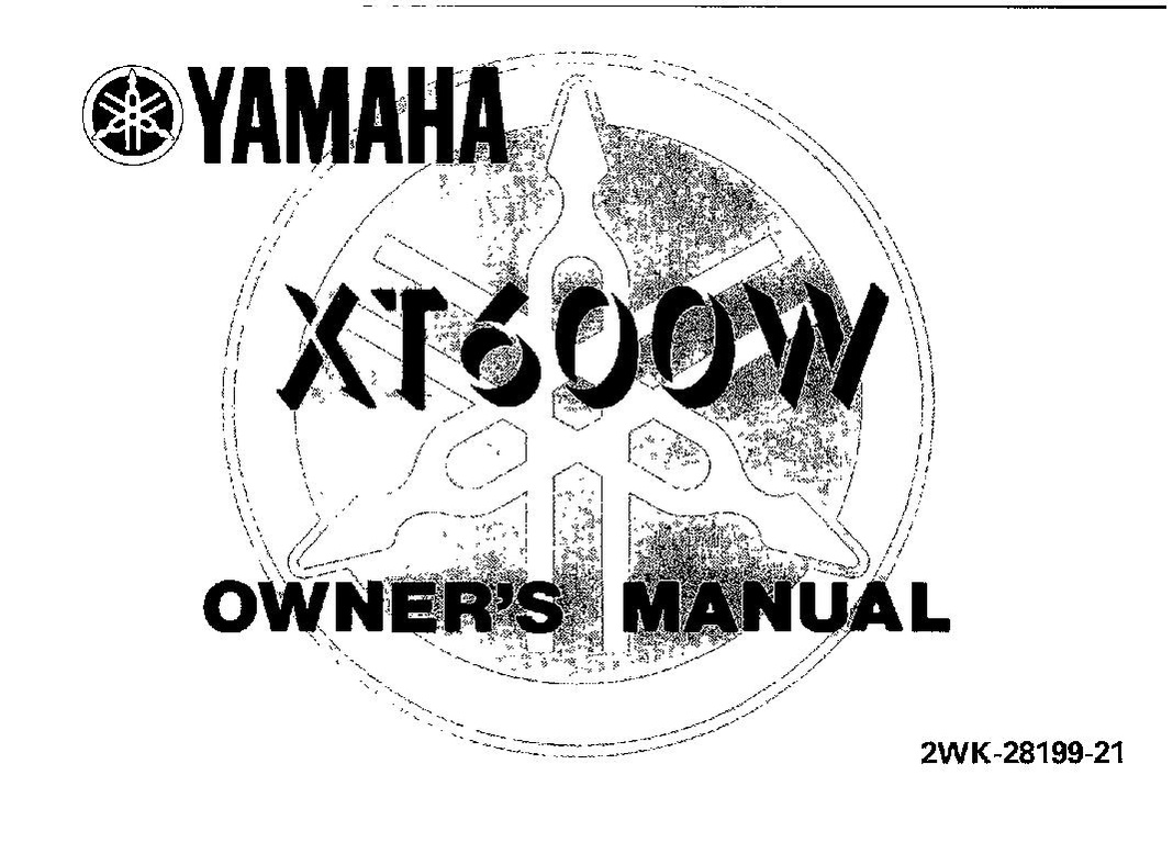 File:1989 Yamaha XT600 W Owners Manual.pdf