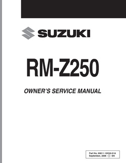 Suzuki RM-Z250 K7 Owners Service Manual.pdf